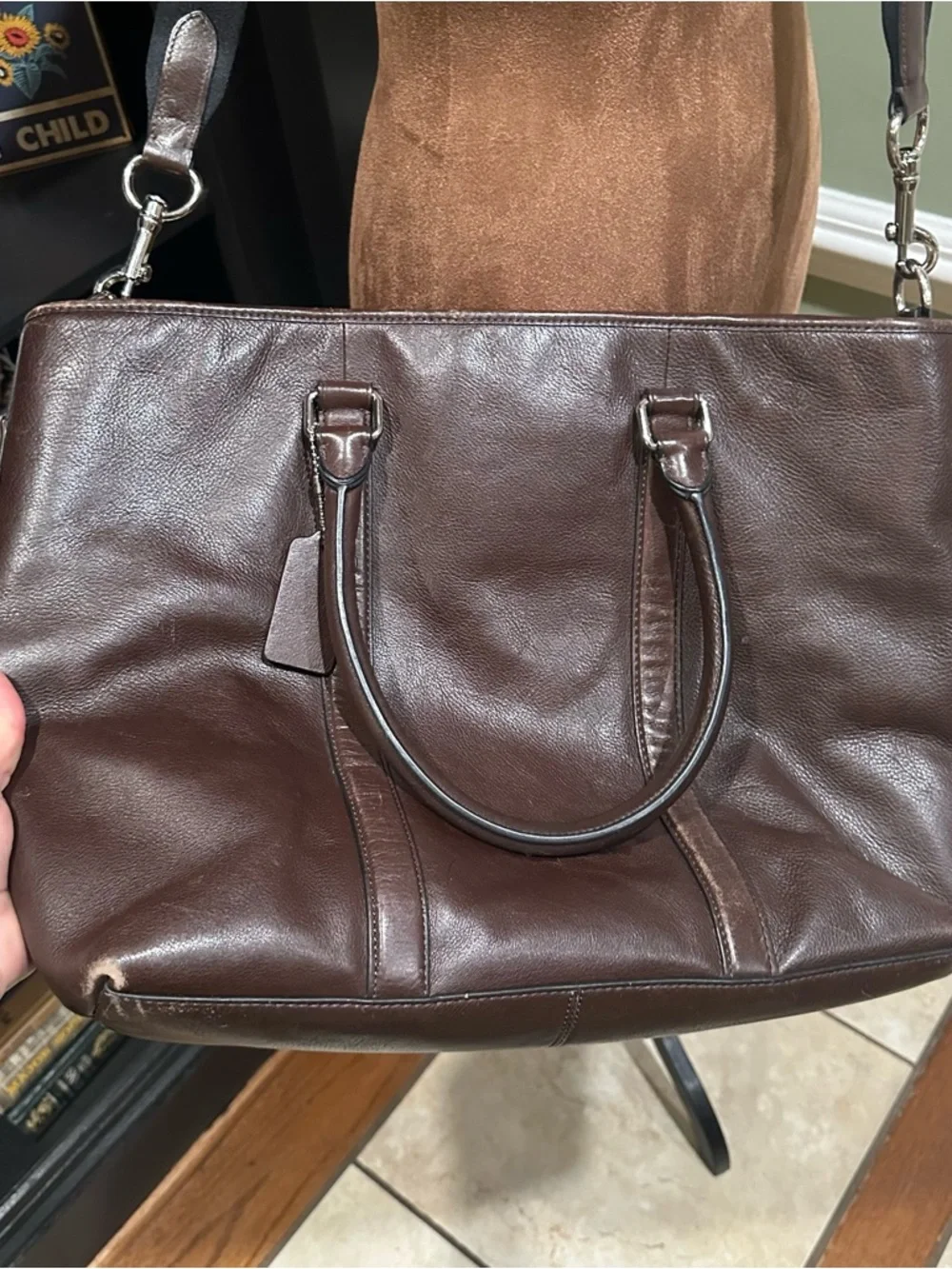 Coach Metropolitan Weekender Tote – Glovetanned Leather – Brown
